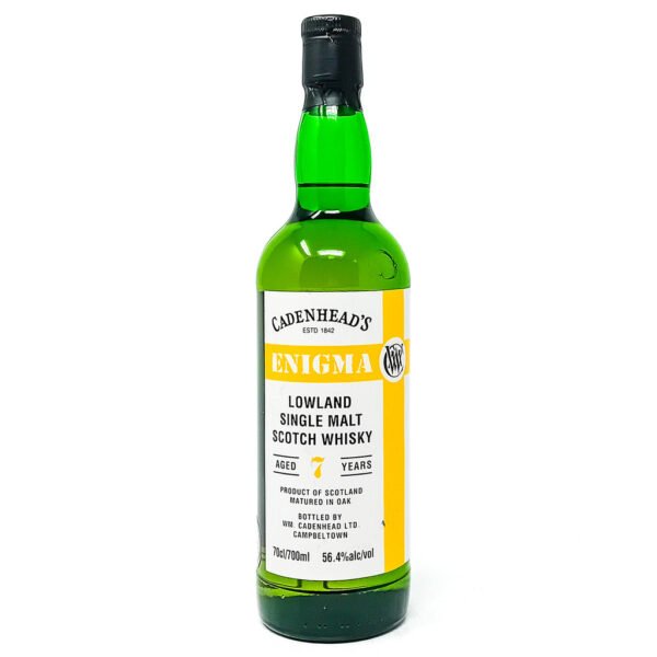 Cadenhead's 2016 7 Year Old Enigma Lowland Single Malt Scotch Whisky, 70cl, 56.4% ABV