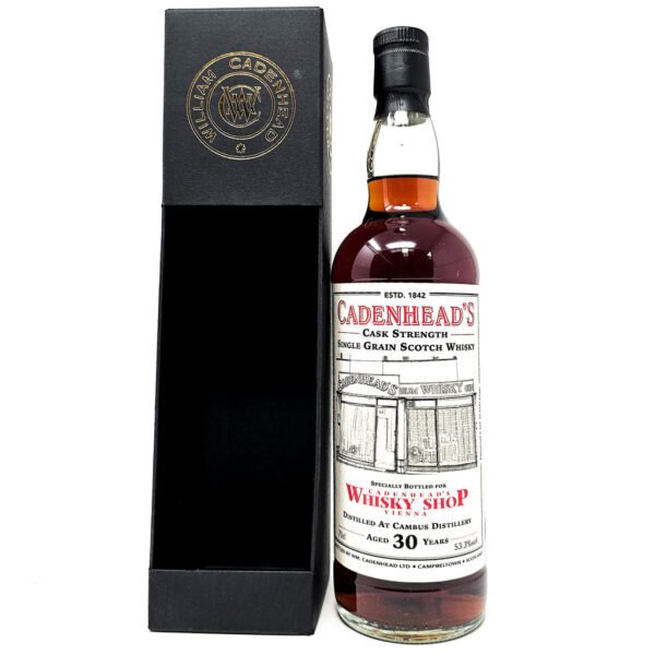 Cambus 30 Year Old Cadenhead's Single Grain Scotch Whisky 70cl, 53.5% ABV Cambus 30 Year Old Cadenhead's Single Grain Scotch Whisky 70cl, 53.5% ABV