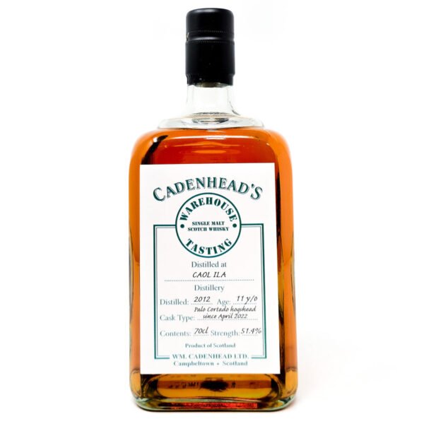 Caol Ila 2012 11 Year Old Cadenhead's Warehouse Tasting Campbeltown Malts Festival 2023 Single Malt Scotch Whisky, 70cl, 51.4% ABV Caol Ila 2012 11 Year Old Cadenhead's Warehouse Tasting Campbeltown Malts Festival 2023 Single Malt Scotch Whisky, 70cl, 51.4% ABV