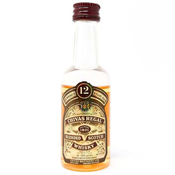 Chivas Regal 12 Year Old Blended Scotch Whisky, Miniature, 5cl, 43% ABV Chivas Regal 12 Year Old Blended Scotch Whisky, Miniature, 5cl, 43% ABV