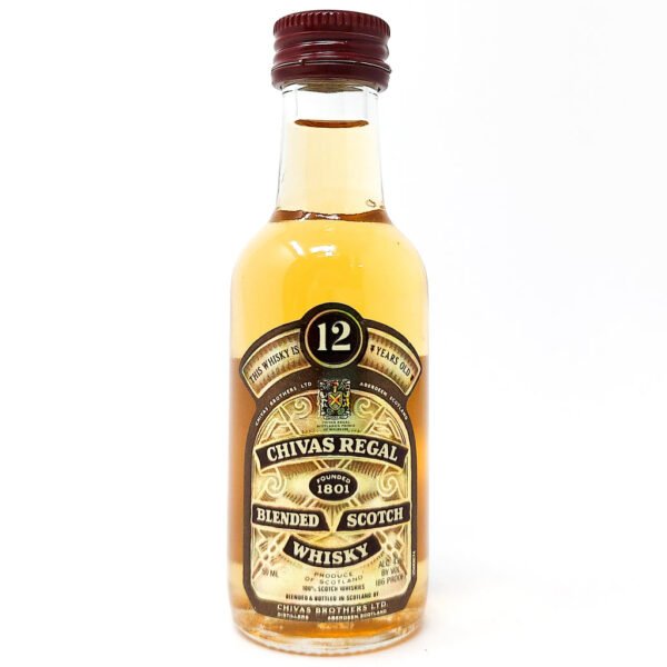 Chivas Regal 12 Year Old Blended Scotch Whisky, Miniature, 5cl, 43% ABV Chivas Regal 12 Year Old Blended Scotch Whisky, Miniature, 5cl, 43% ABV