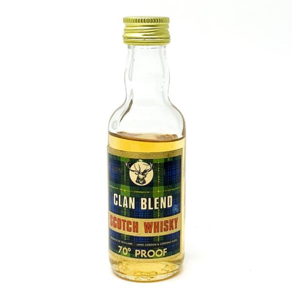 Clan Blend Scotch Whisky, Miniature, 5cl, 70° Proof Clan Blend Scotch Whisky, Miniature, 5cl, 70° Proof