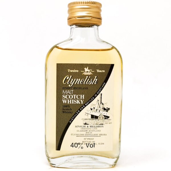 Clynelish 12 Year Old Finest Highland Malt Scotch Whisky, Miniature, 5cl, 40% ABV