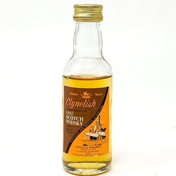 Clynelish 12 Year Old Finest Highland Malt Scotch Whisky, Miniature, 5cl, 40% ABV Clynelish 12 Year Old Finest Highland Malt Scotch Whisky, Miniature, 5cl, 40% ABV