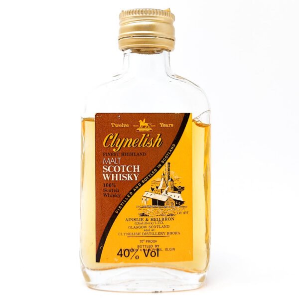 Clynelish 12 Year Old Single Malt Scotch Whisky, Miniature, 5cl, 40% ABV Clynelish 12 Year Old Single Malt Scotch Whisky, Miniature, 5cl, 40% ABV