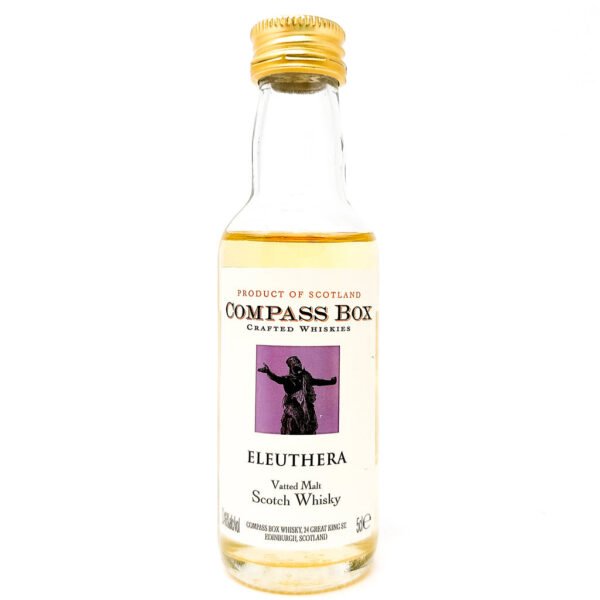 Compass Box Eleuthera Scotch Whisky, Miniature, 5cl, 45% ABV Compass Box Eleuthera Scotch Whisky, Miniature, 5cl, 45% ABV