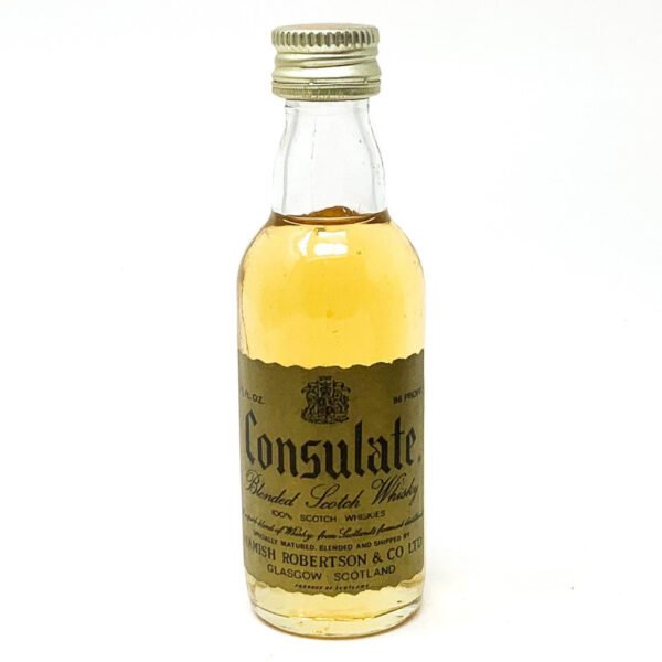 Consulate Blended Scotch Whisky, Miniature, 5cl, 43% ABV Consulate Blended Scotch Whisky, Miniature, 5cl, 43% ABV