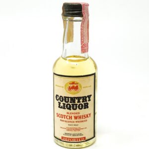 Country Liquor Blended Scotch Whisky, Miniature, 5cl, 40% ABV