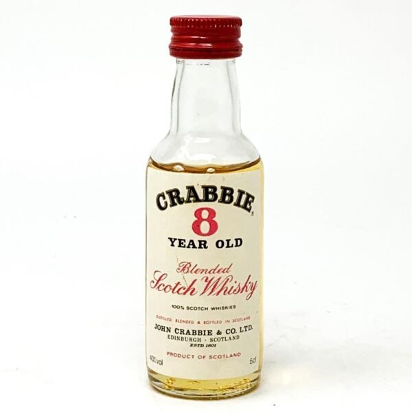 Crabbie 8 Year Old Blended Scotch Whisky, Miniature, 5cl, 40% ABV