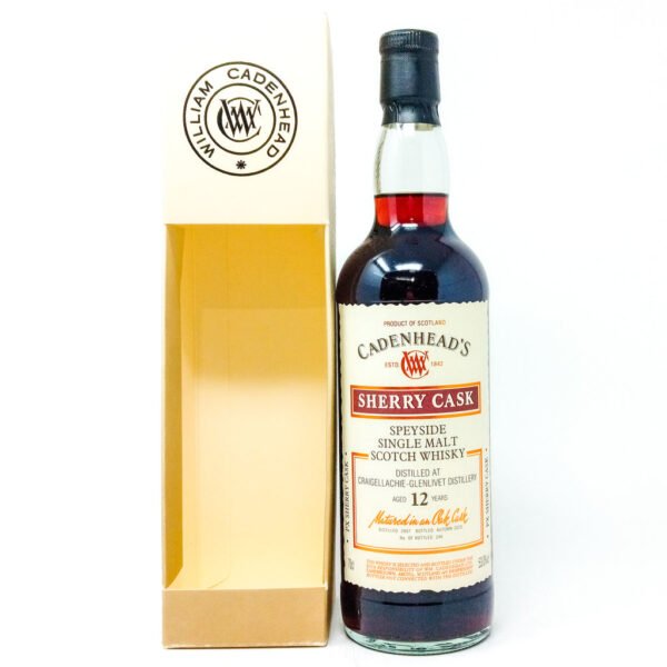 Craigellachie-Glenlivet 2007 12 Year Old Cadenhead's Single Malt Scotch Whisky, 70cl, 53.0% ABV Craigellachie-Glenlivet 2007 12 Year Old Cadenhead's Single Malt Scotch Whisky, 70cl, 53.0% ABV