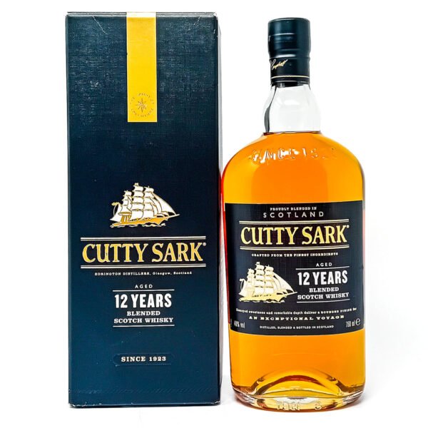 Cutty Sark 12 Year Old Blended Scotch Whisky, 75cl, 40% ABV Cutty Sark 12 Year Old Blended Scotch Whisky, 75cl, 40% ABV
