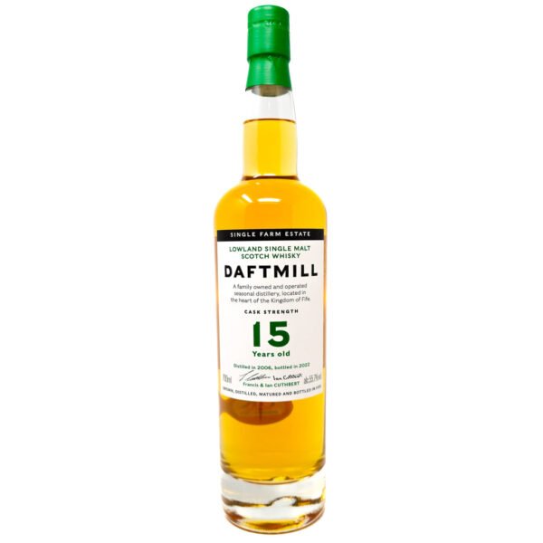 Daftmill 2006 Cask Strength 15 Year Old Single Malt Scotch Whisky, 70cl, 55.7% ABV Daftmill 2006 Cask Strength 15 Year Old Single Malt Scotch Whisky, 70cl, 55.7% ABV