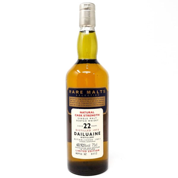 Dailuaine 1973 22 Year Old Rare Malts Selection Single Malt Scotch Whisky, 75cl, 60.92% ABV Dailuaine 1973 22 Year Old Rare Malts Selection Single Malt Scotch Whisky, 75cl, 60.92% ABV