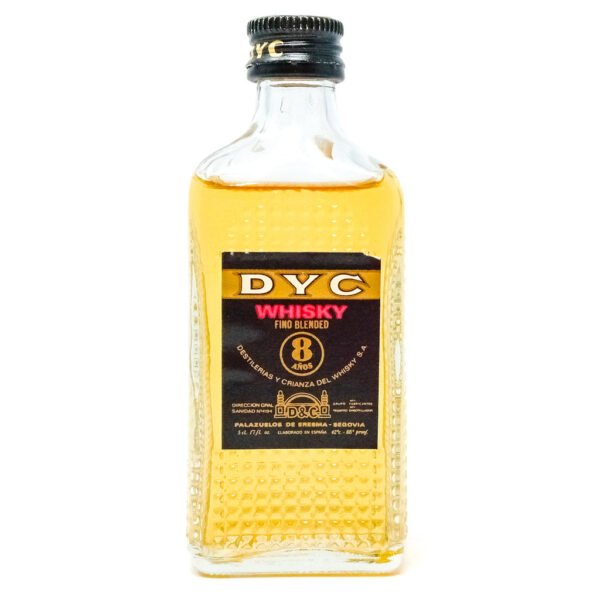 DYC 8 Year Old Blended Whisky, Miniature, 5cl, 40% ABV DYC 8 Year Old Blended Whisky, Miniature, 5cl, 40% ABV