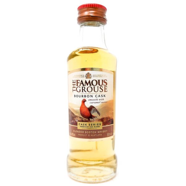 Famous Grouse Cask Series Bourbon Cask Blended Scotch Whisky, Miniature, 5cl, 40% ABV