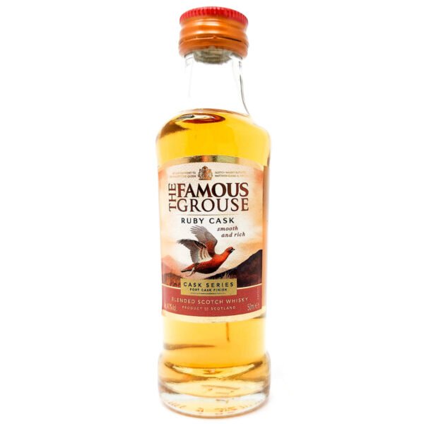 Famous Grouse Cask Series Ruby Cask Blended Scotch Whisky, Miniature, 5cl, 40% ABV