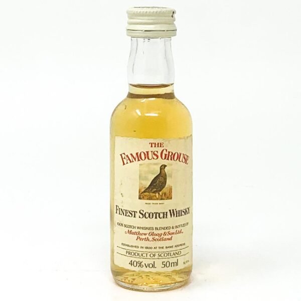 Famous Grouse Finest Scotch Whisky, Miniature, 5cl, 40% ABV Famous Grouse Finest Scotch Whisky, Miniature, 5cl, 40% ABV