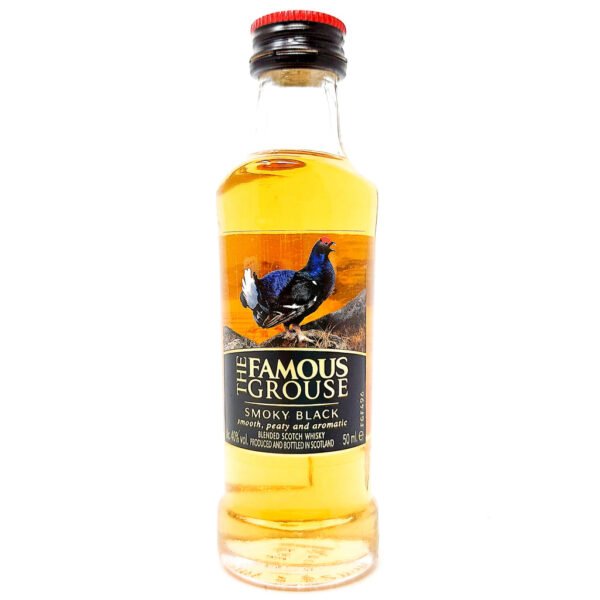 Famous Grouse Smoky Black Blended Scotch Whisky, Miniature, 5cl, 40% ABV