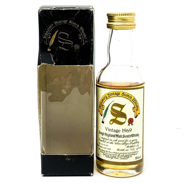 Glen Albyn 1969 20 Year Old Signatory Vintage Scotch Whisky, Miniature, 5cl, 55% ABV Glen Albyn 1969 20 Year Old Signatory Vintage Scotch Whisky, Miniature, 5cl, 55% ABV
