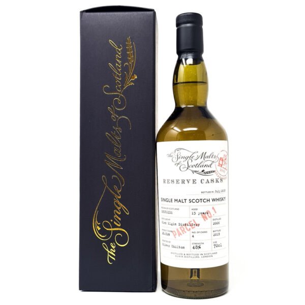 Glen Elgin 2006 13 Year Old 'Single Malts of Scotland' Reserve Casks Single Malt Scotch Whisky, 70cl, 48% ABV