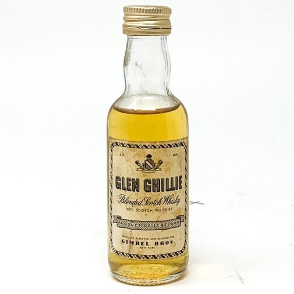 Glen Ghillie Blended Scotch Whisky, Miniature, 5cl, 40% ABV Glen Ghillie Blended Scotch Whisky, Miniature, 5cl, 40% ABV
