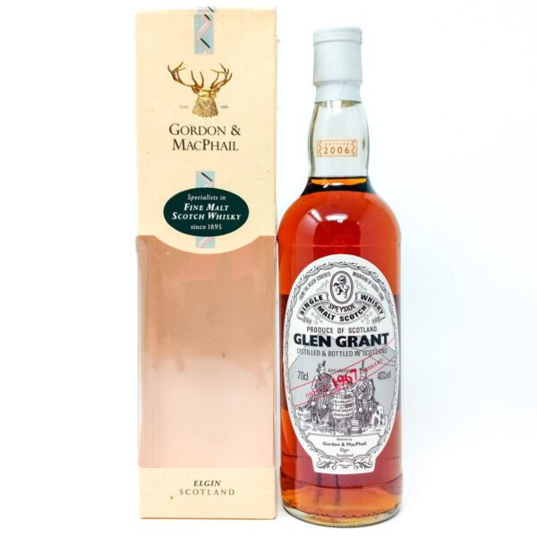 Glen Grant 1967 Gordon & MacPhail Single Malt Scotch Whisky, 70cl, 40% ABV Glen Grant 1967 Gordon & MacPhail Single Malt Scotch Whisky, 70cl, 40% ABV