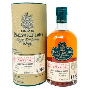 Glen Keith 1985 Lombard Jewels of Scotland Single Malt Scotch Whisky, 70cl, 41.9% ABV