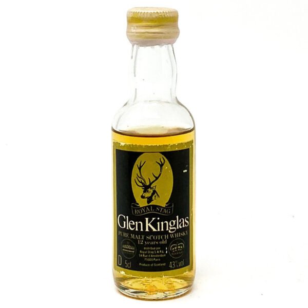 Glen Kinglas 12 Year Old Scotch Whisky, Miniature, 5cl, 43% ABV