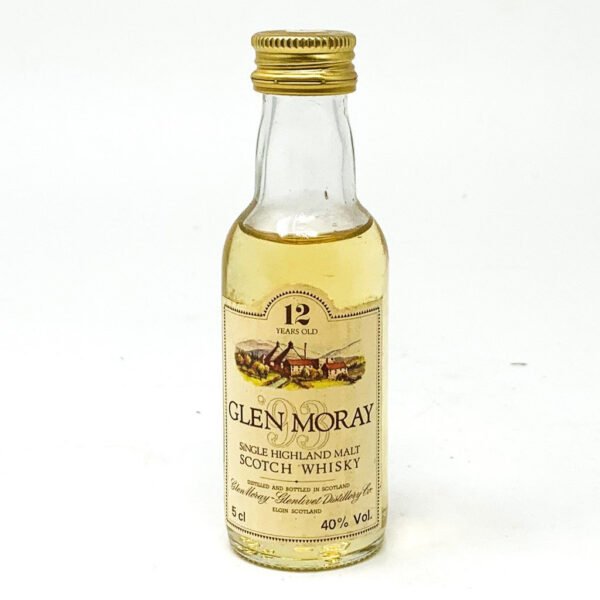 Glen Moray 12 Year Old Single Malt Scotch Whisky, Miniature, 5cl, 40% ABV Glen Moray 12 Year Old Single Malt Scotch Whisky, Miniature, 5cl, 40% ABV