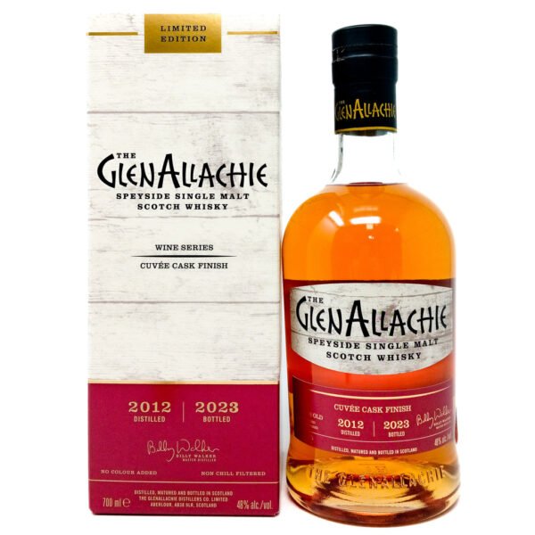 Glenallachie 2012 Cuvée Wine Cask Finish Single Malt Scotch Whisky, 70cl, 48% ABV Glenallachie 2012 Cuvée Wine Cask Finish Single Malt Scotch Whisky, 70cl, 48% ABV