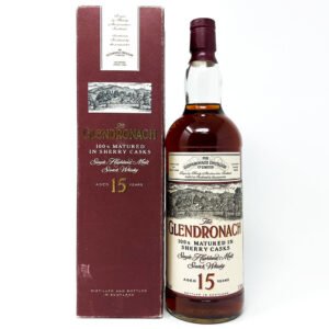 Glendronach 15 Year Old Sherry Cask 1990s Single Malt Scotch Whisky, 1L, 40% ABV