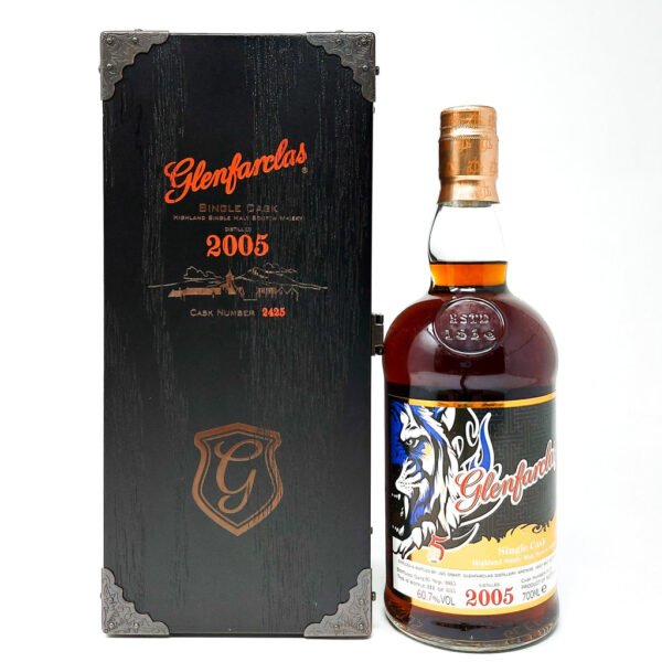 Glenfarclas 2005 Single Cask #2425/ Tiger's Finest Selection Single Malt Scotch Whisky, 70cl, 60.7% ABV Glenfarclas 2005 Single Cask #2425/ Tiger's Finest Selection Single Malt Scotch Whisky, 70cl, 60.7% ABV