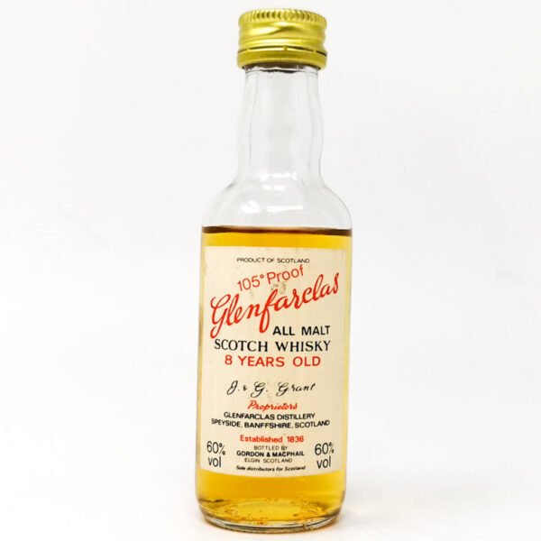 Glenfarclas 8 Year Old Scotch Whisky, Miniature, 5cl, 60% ABV Glenfarclas 8 Year Old Scotch Whisky, Miniature, 5cl, 60% ABV