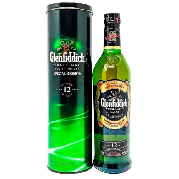 Glenfiddich 12 Year Old Special Reserve Single Malt Scotch Whisky, 70cl, 40% ABV Glenfiddich 12 Year Old Special Reserve Single Malt Scotch Whisky, 70cl, 40% ABV