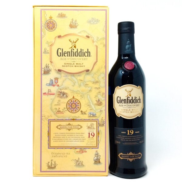Glenfiddich 19 Year Old Age of Discovery Madeira Cask Finish Single Malt Scotch Whisky, 70cl, 40% ABV Glenfiddich 19 Year Old Age of Discovery Madeira Cask Finish Single Malt Scotch Whisky, 70cl, 40% ABV