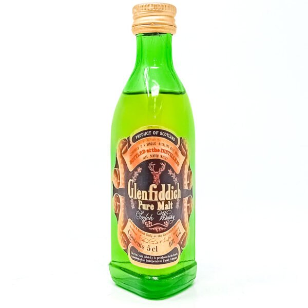 Glenfiddich Pure Malt Scotch Whisky, Miniature, 5cl, 40% ABV Glenfiddich Pure Malt Scotch Whisky, Miniature, 5cl, 40% ABV