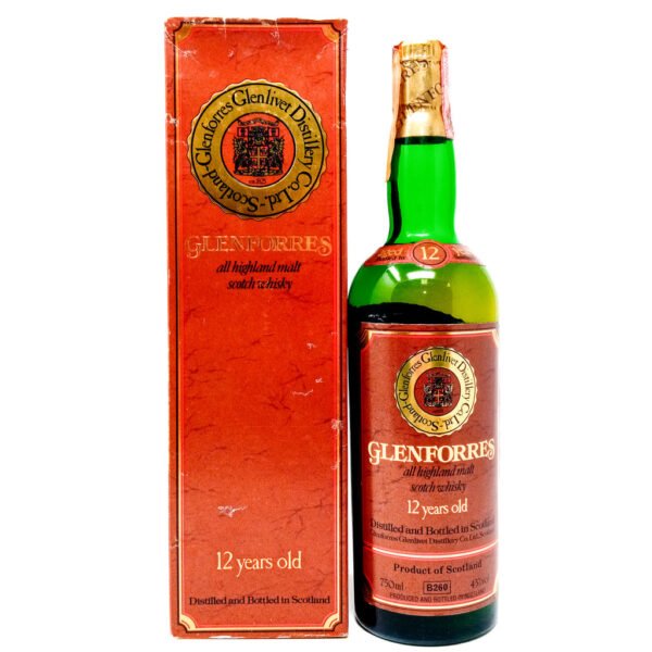 Glenforres 12 Year Old Blended Malt Scotch Whisky, 75cl, 43% ABV Glenforres 12 Year Old Blended Malt Scotch Whisky, 75cl, 43% ABV