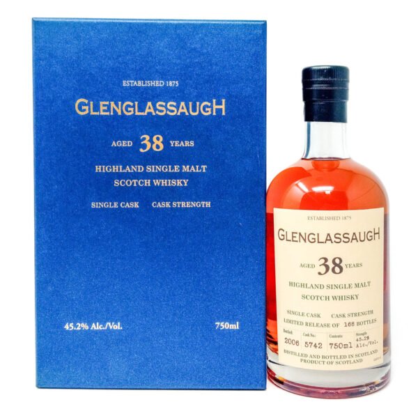 Glenglassaugh 1967 38 Year Old Single Cask #5742 Single Malt Scotch Whisky, 75cl, 45.2% ABV Glenglassaugh 1967 38 Year Old Single Cask #5742 Single Malt Scotch Whisky, 75cl, 45.2% ABV