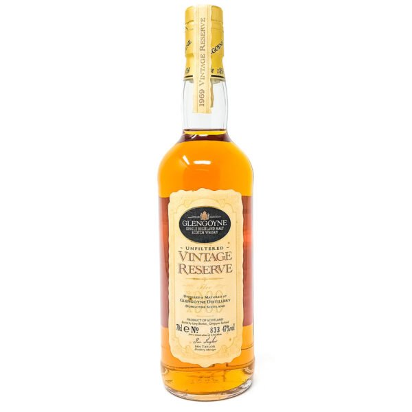 Glengoyne 1969 Vintage Reserve Single Malt Scotch Whisky, 70cl, 47% ABV Glengoyne 1969 Vintage Reserve Single Malt Scotch Whisky, 70cl, 47% ABV