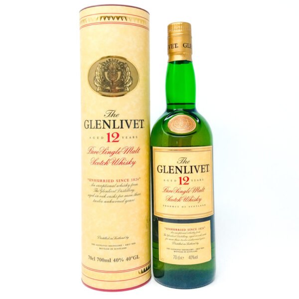 Glenlivet 12 Year Old Single Malt Scotch Whisky, 70cl, 40% ABV Glenlivet 12 Year Old Single Malt Scotch Whisky, 70cl, 40% ABV