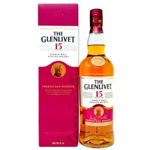Glenlivet 15 Year Old French Oak Single Malt Scotch Whisky, 70cl, 40% ABV