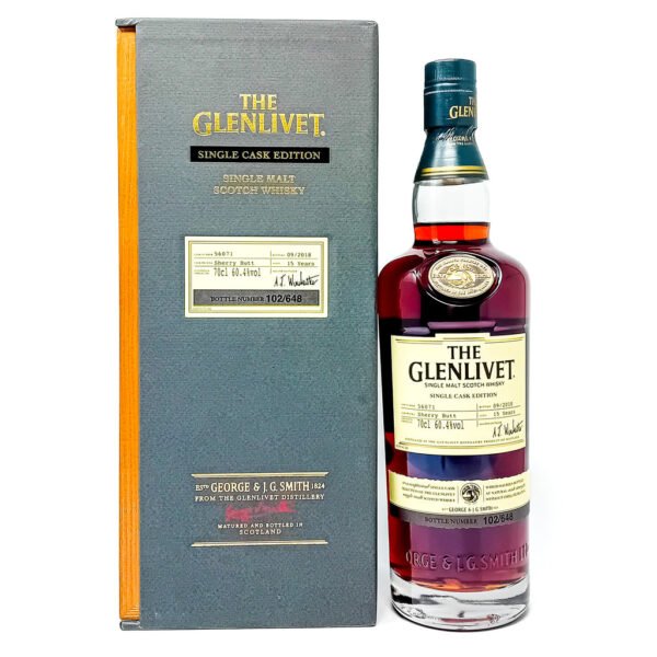 Glenlivet 15 Year Old Single Cask #56071 Single Malt Scotch Whisky, 70cl, 60.4% ABV Glenlivet 15 Year Old Single Cask #56071 Single Malt Scotch Whisky, 70cl, 60.4% ABV
