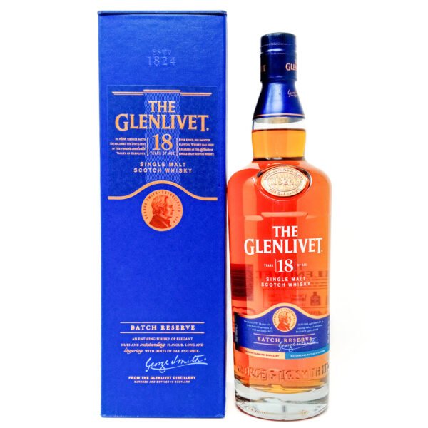 Glenlivet 18 Year Old Batch Reserve Single Malt Scotch Whisky, 70cl, 40% ABV Glenlivet 18 Year Old Batch Reserve Single Malt Scotch Whisky, 70cl, 40% ABV