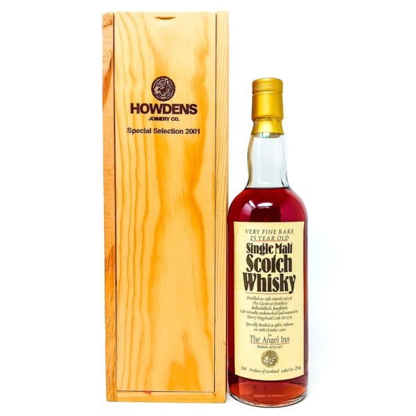 Glenlivet 1975 25 Year Old The Angel Inn Single Malt Scotch Whisky, 70cl, 46% ABV
