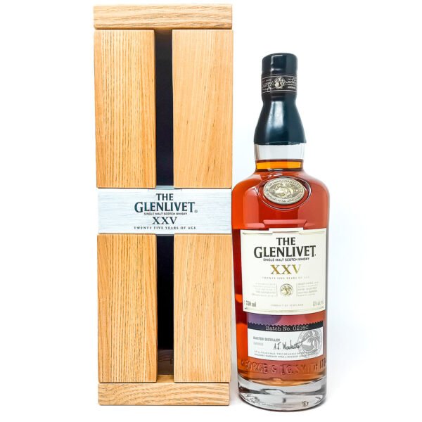 Glenlivet XXV 25 Year Old Batch #0216C Single Malt Scotch Whisky, 75cl, 43% ABV Glenlivet XXV 25 Year Old Batch #0216C Single Malt Scotch Whisky, 75cl, 43% ABV