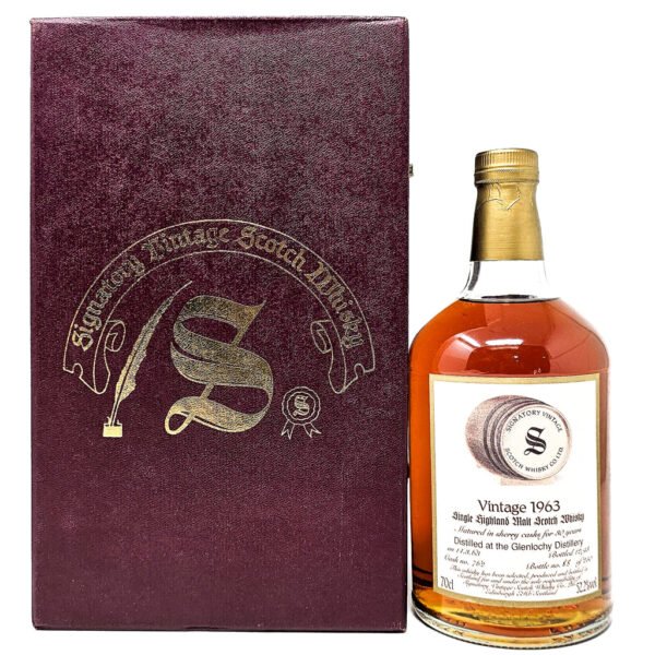Glenlochy 1963 30 Year Old Signatory Vintage Single Malt Scotch Whisky, 70cl, 52.2% ABV Glenlochy 1963 30 Year Old Signatory Vintage Single Malt Scotch Whisky, 70cl, 52.2% ABV