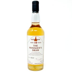Glenlossie 12 Year Old Manager's Dram Single Malt Scotch Whisky, 70cl, 55.5% ABV