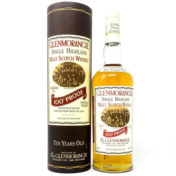 Glenmorangie 10 Year Old 100 Proof Single Malt Scotch Whisky, 1L, 57.2% ABV