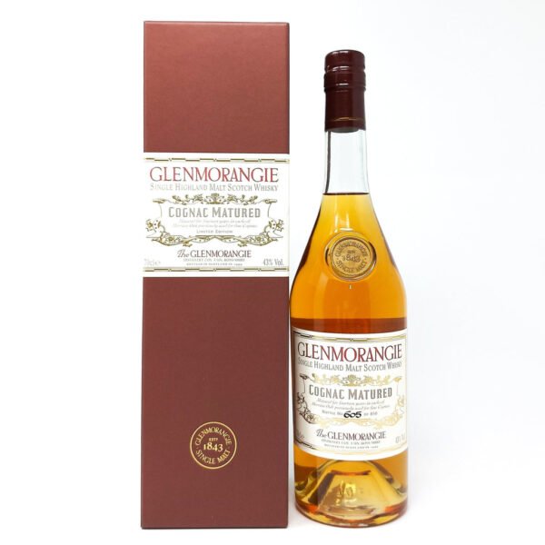 Glenmorangie 14 Year Old Cognac Matured Single Malt Scotch Whisky, 70cl, 43% ABV Glenmorangie 14 Year Old Cognac Matured Single Malt Scotch Whisky, 70cl, 43% ABV