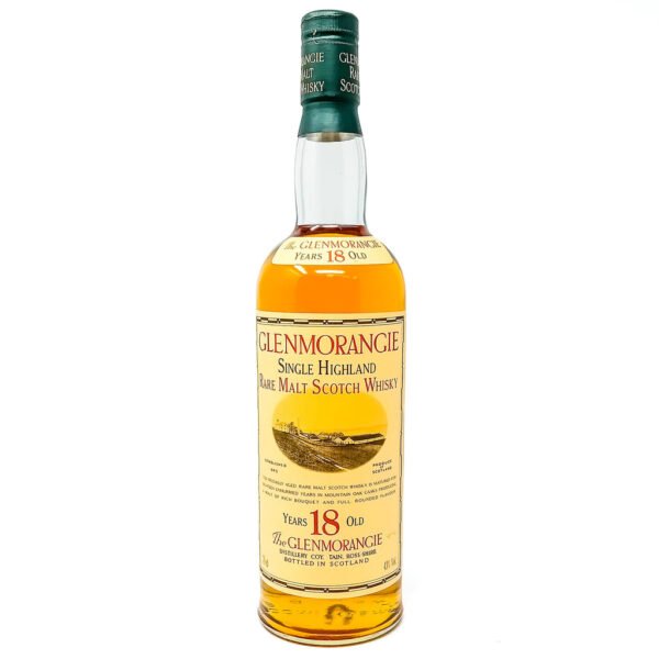 Glenmorangie 18 Year Old (Old Style) Single Malt Scotch Whisky, 70cl, 43% ABV